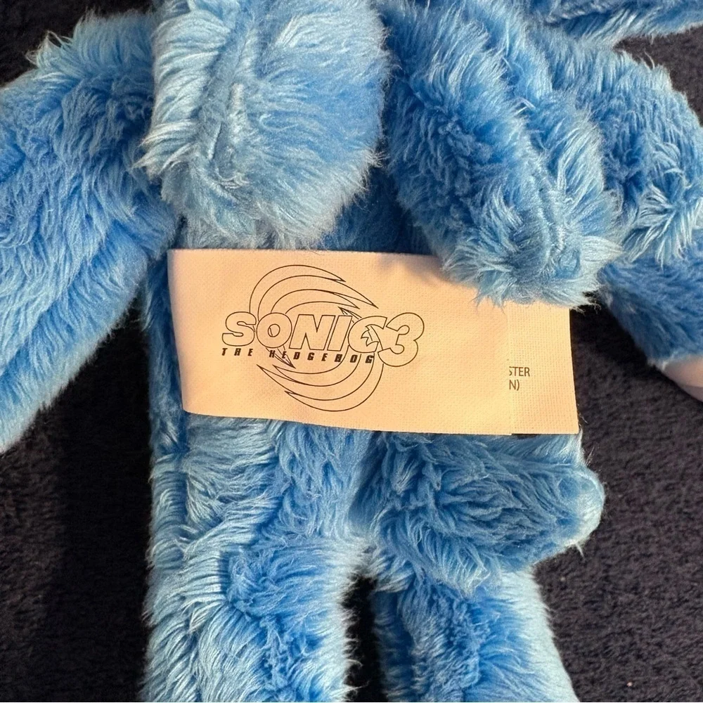 13” Sonic The Hedgehog 3 Plush Stuffed Toy Jakks Pacific 2024 Sega Game Movie